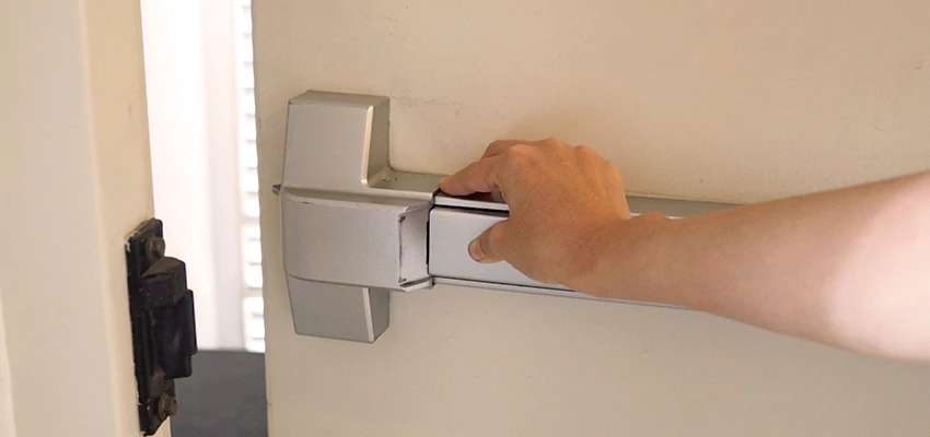 Roller Gate Panic Bar Installation in Muskoka, Ontario